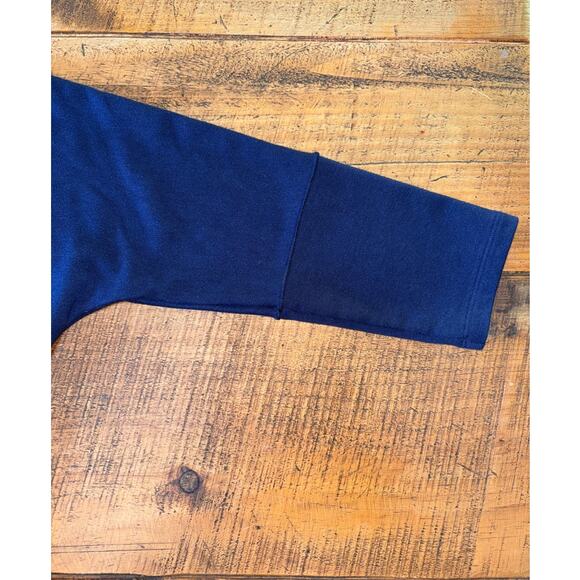 Womens SPANX Navy Perfect Length Dolman Top Blouse 3/4‎ Sleeve Size Large - Picture 4 of 10